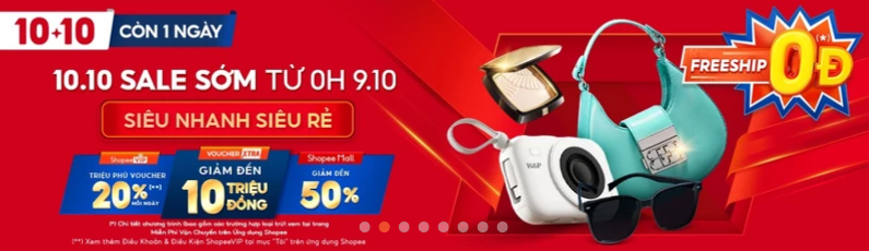 Siêu Sale 10/10 – Ngày Hội Giá Tốt – Giảm 3.000.000đ – Deal 9.000đ