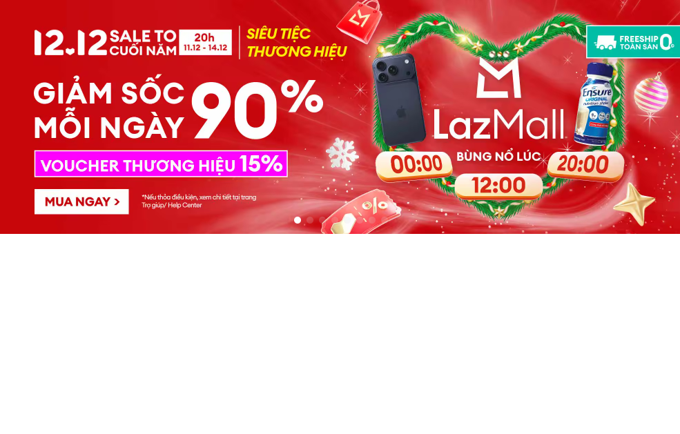 12/12 Sale To Cuối Năm – Giảm Tới 90% – Free Ship Toàn Quốc